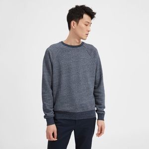 Everlane Marled Navy Crewneck Sweatshirt